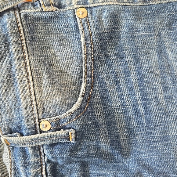 True Religion Liv Relaxed Disressed Skinny Crop Size 28 - Picture 5 of 16